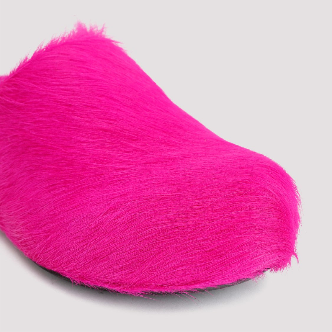 Marni Fuchsia Calf Hair Fussbett Mules