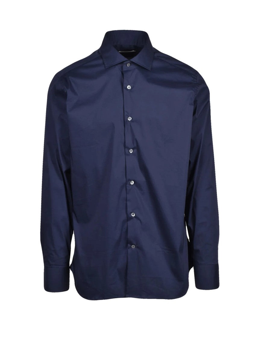 Guglielminotti Blue Cotton Shirt