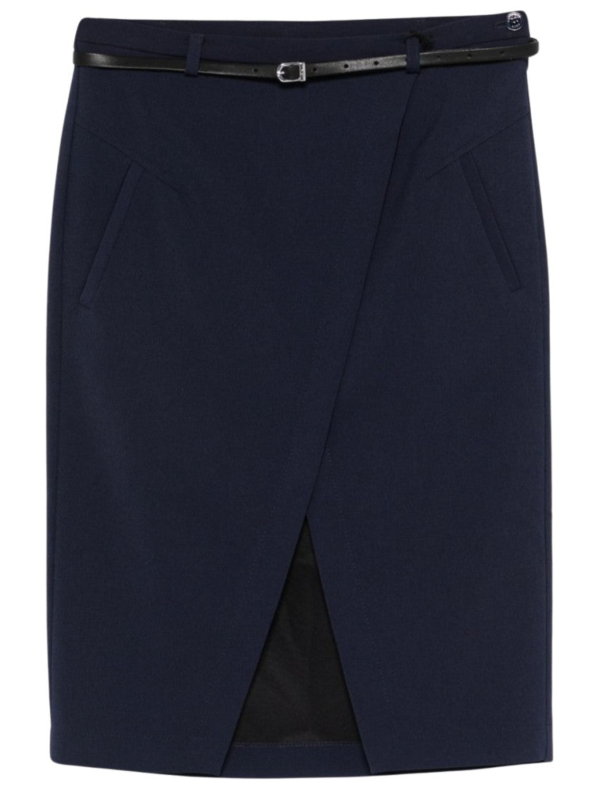 Patrizia Pepe Tailored Navy Blue Skirt
