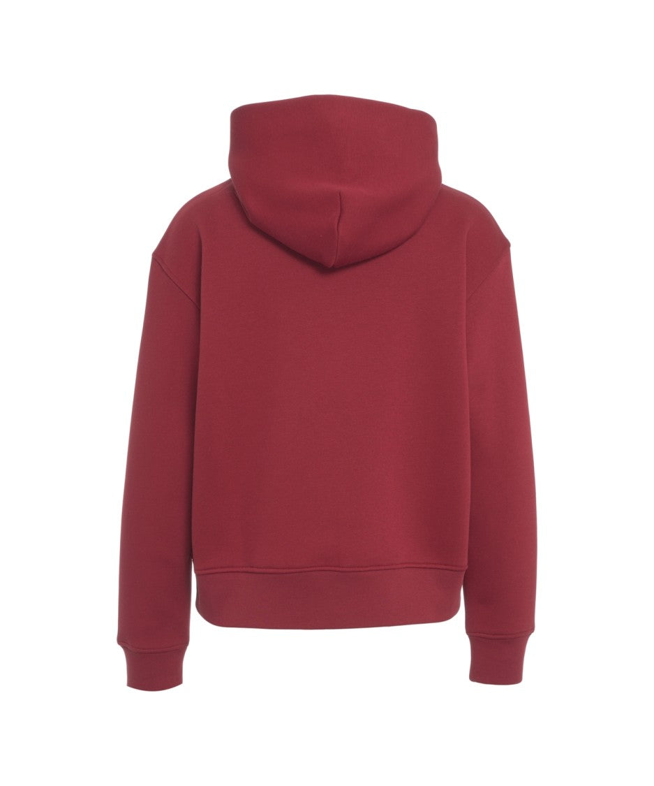 Alpha Tauri Hooded Sweatshirt With High Collar And Discreet Logo
