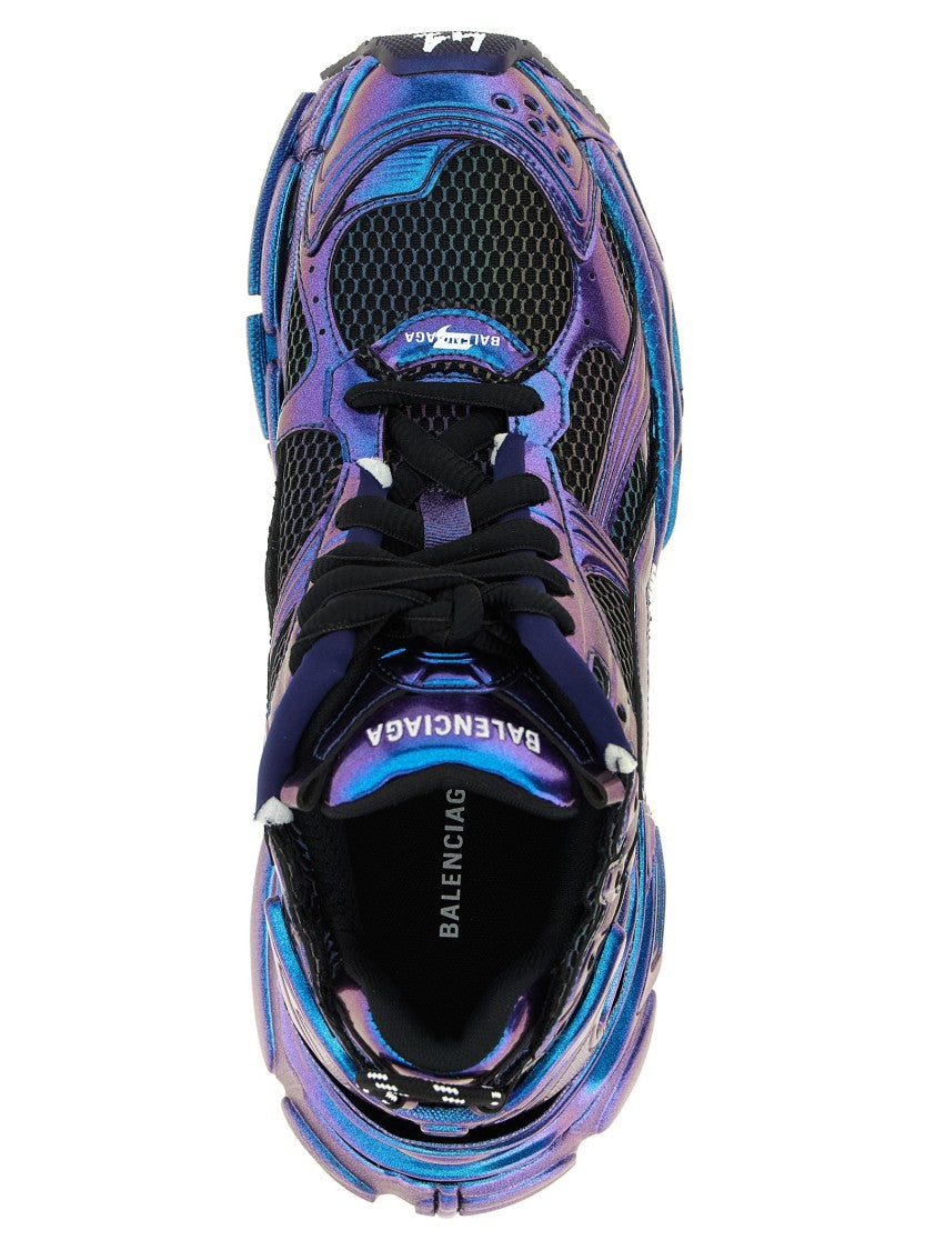 Balenciaga 'Runner Iridescent' Mesh And Polyurethane Sneakers