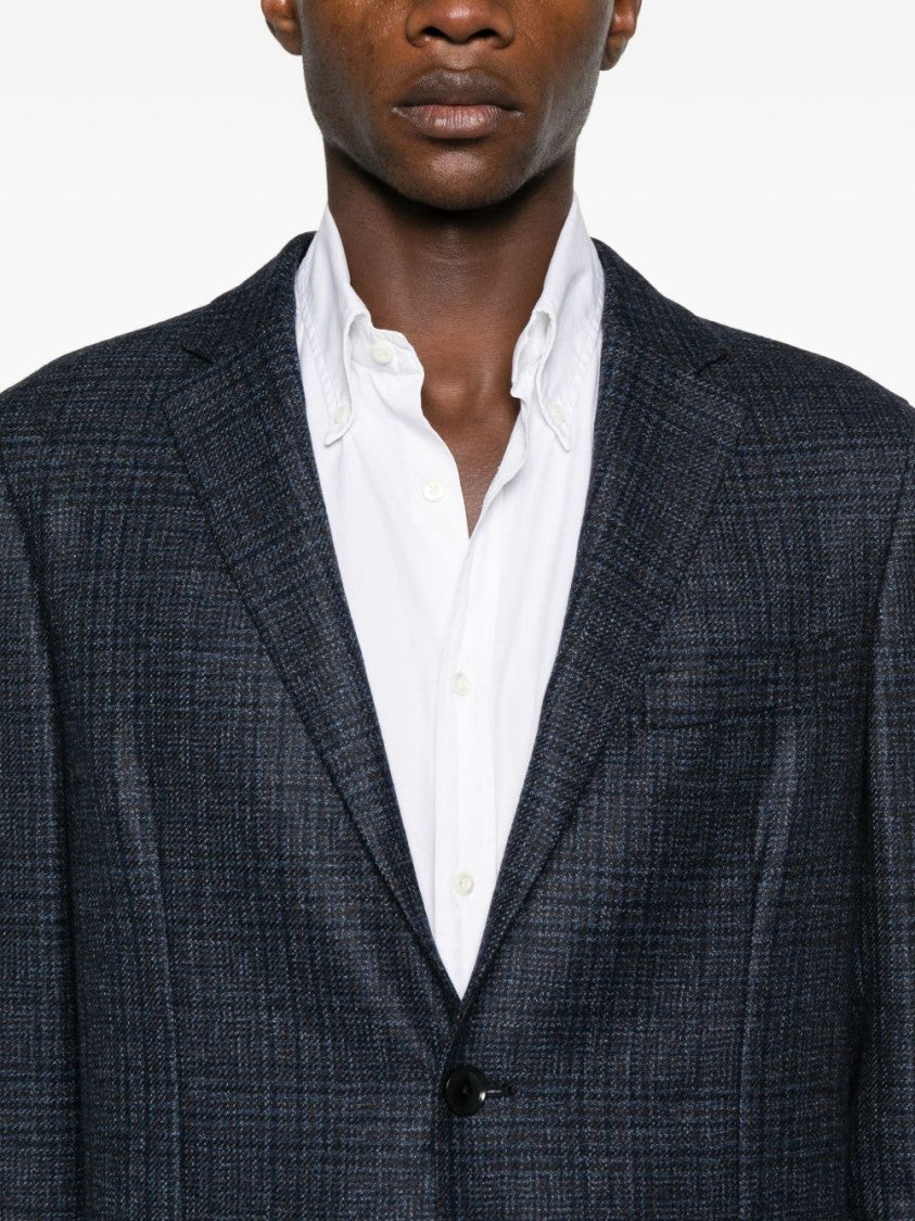 Ermenegildo Zegna Tailored Fit Jacket With Structured Shoulders