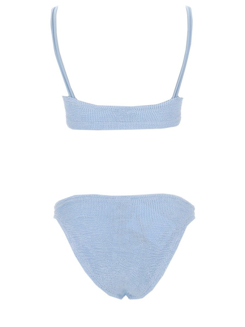 Hunza G Neutrals Cassie Waffle Bikini Set