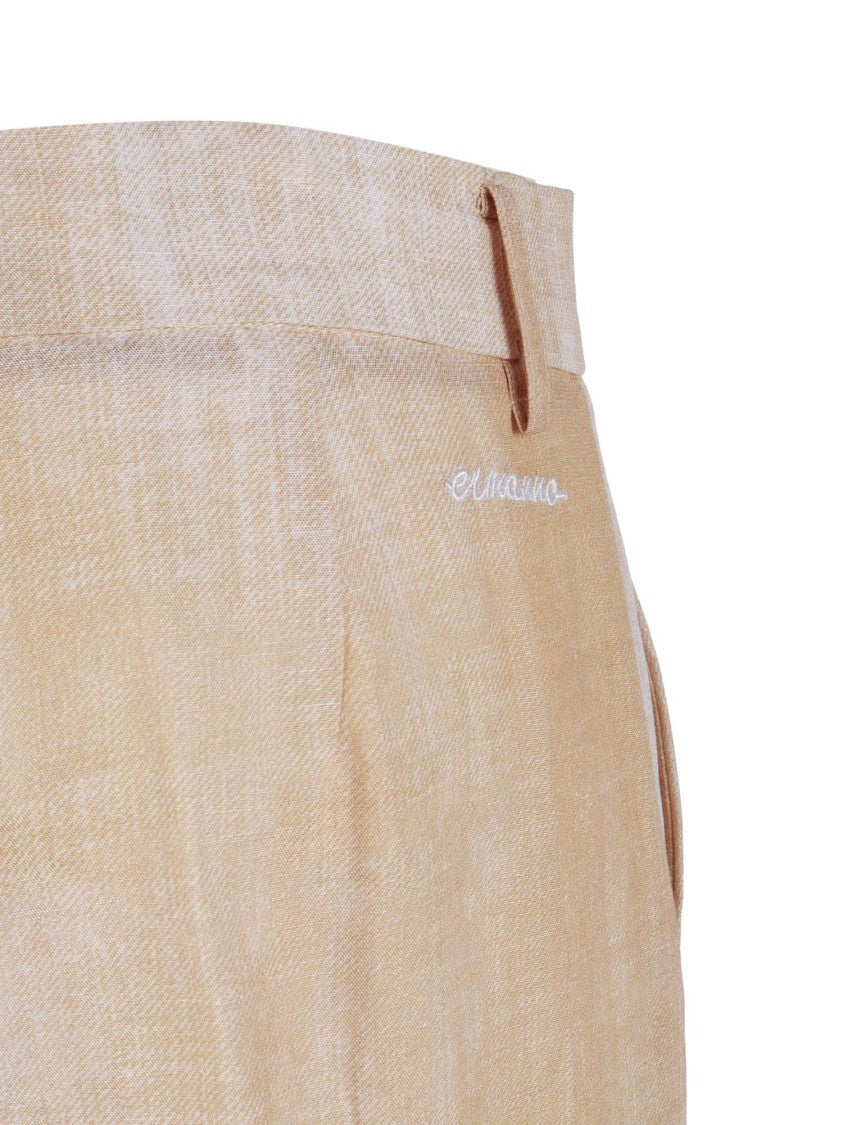 Ermanno Scervino Tailored Straight Leg Straight-Leg Pants
