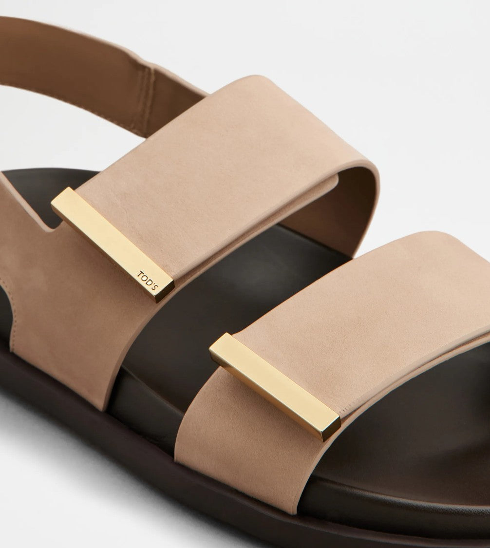 Tod's Footbed+Gomma 68K Strap Sandals