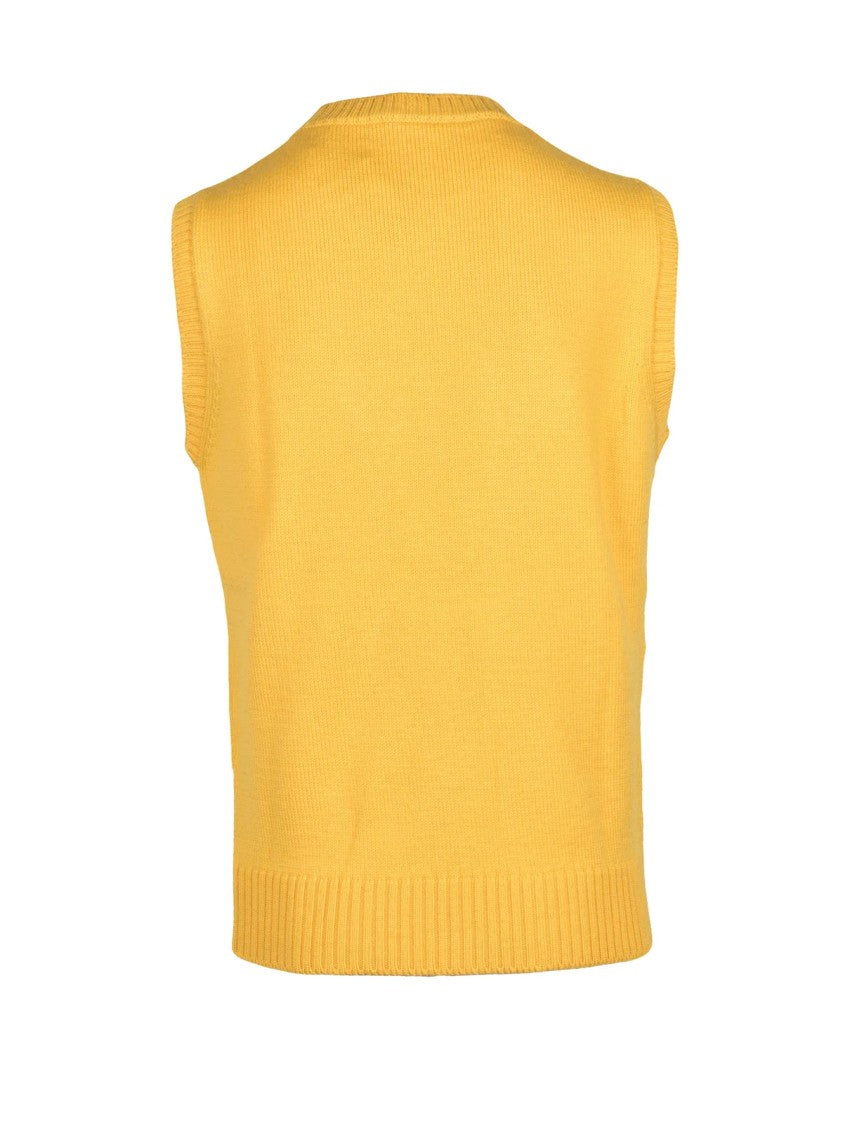 Kangra Bold Zigzag Pattern Merino Wool Vest