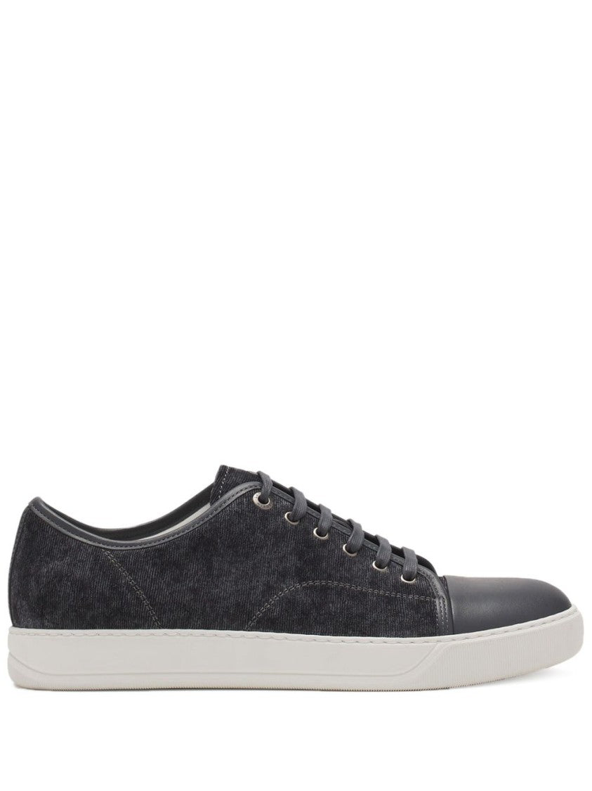 Lanvin Low-Top Sneakers With Textured Fabric
