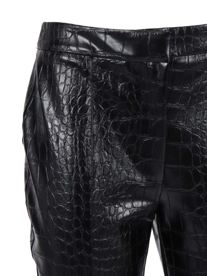 Elisabetta Franchi High-Waisted Straight Leg Pants