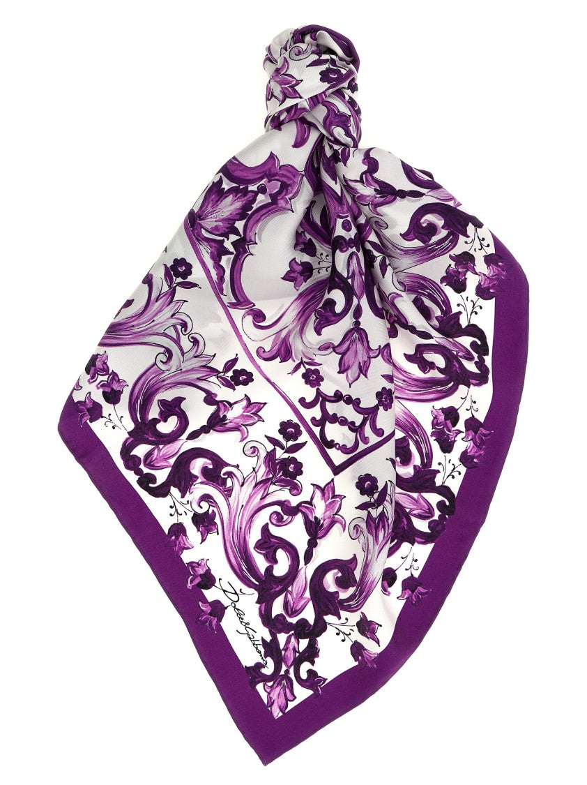 Dolce & Gabbana 'Maiolica' Print Scarf