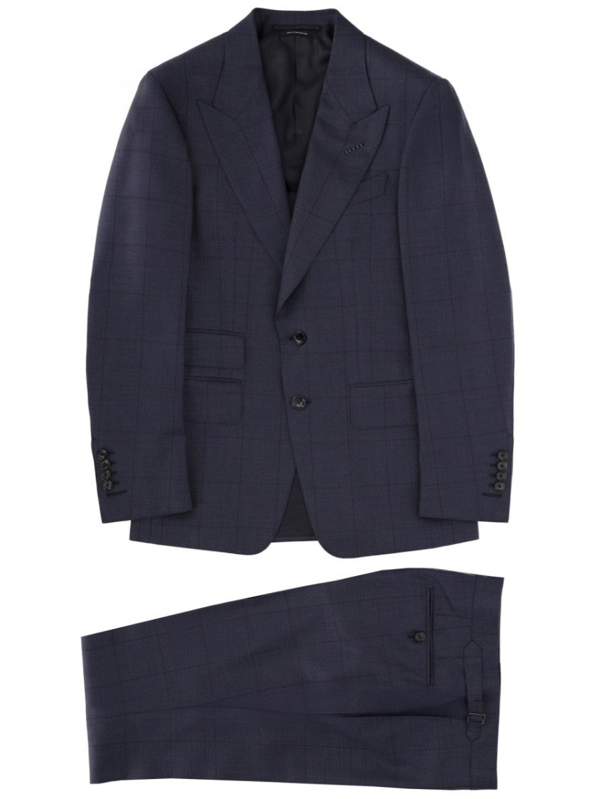 Tom Ford Overcheck Shelton Wool Tailored Suit