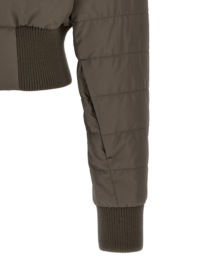 Rick Owens Moncler + 'Cropped' Down Jacket
