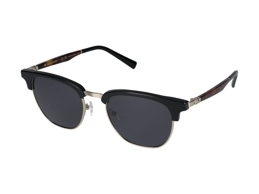 Salvatore Ferragamo Sunglasses Sf307s 011 Black/Gold 53/20/145