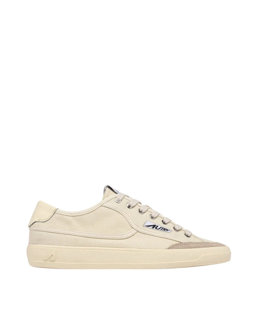 Autry Windscape Low Men’S Cream Canvas Sneakers