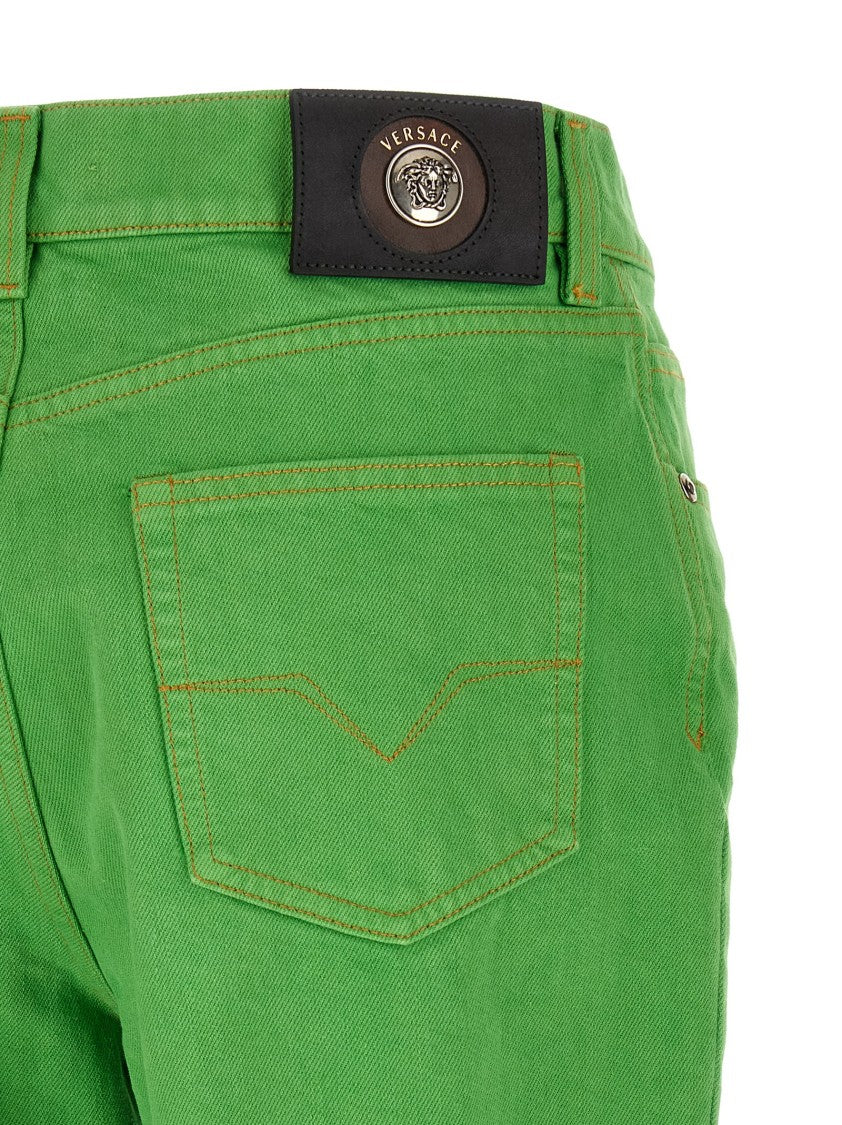 Versace Garment-Dyed Capri Jeans