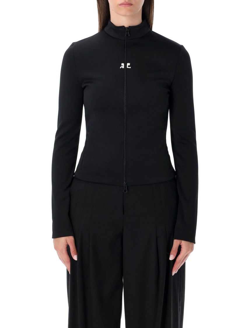 Courrèges Biker Tracksuit Interlock Jacket