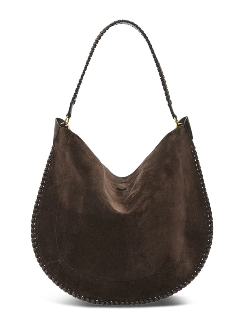 Isabel Marant Oskan Hobo Soft-Gz Braided Crescent Hobo Bag