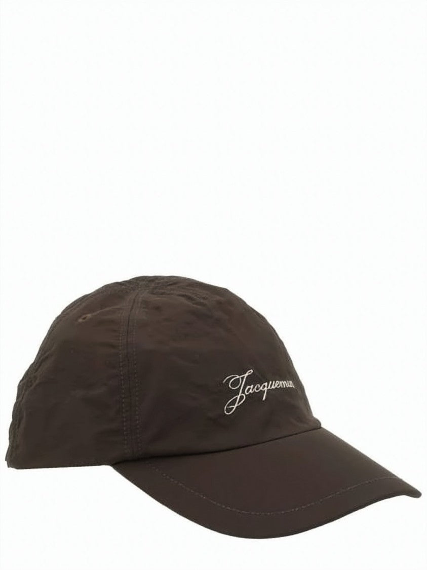 Jacquemus Nylon Ball Cap With Curved Brim