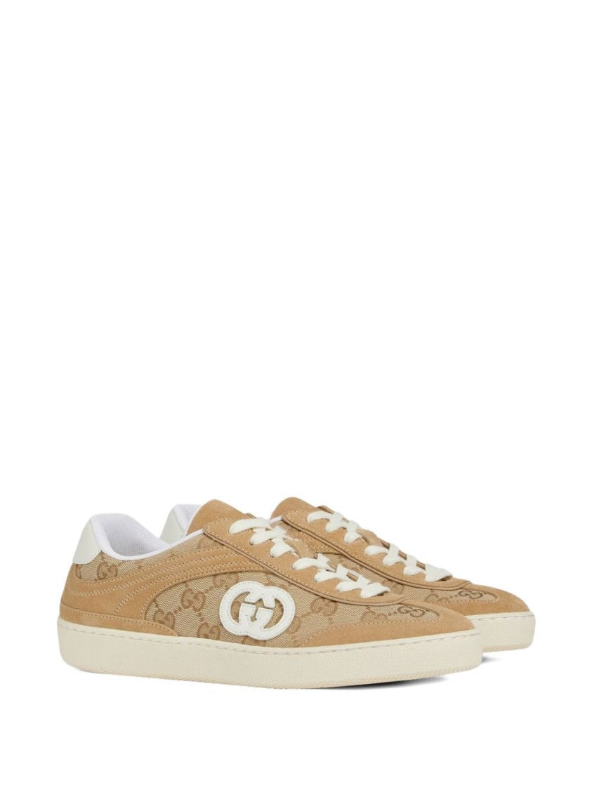 Gucci Signature Gg Canvas Low-Top Sneakers