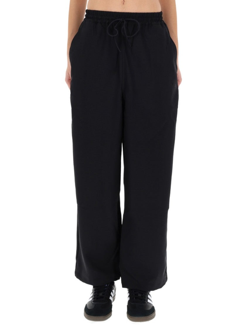 Y-3 Relaxed Wide-Leg Jogging Pants With Adjustable Waistband