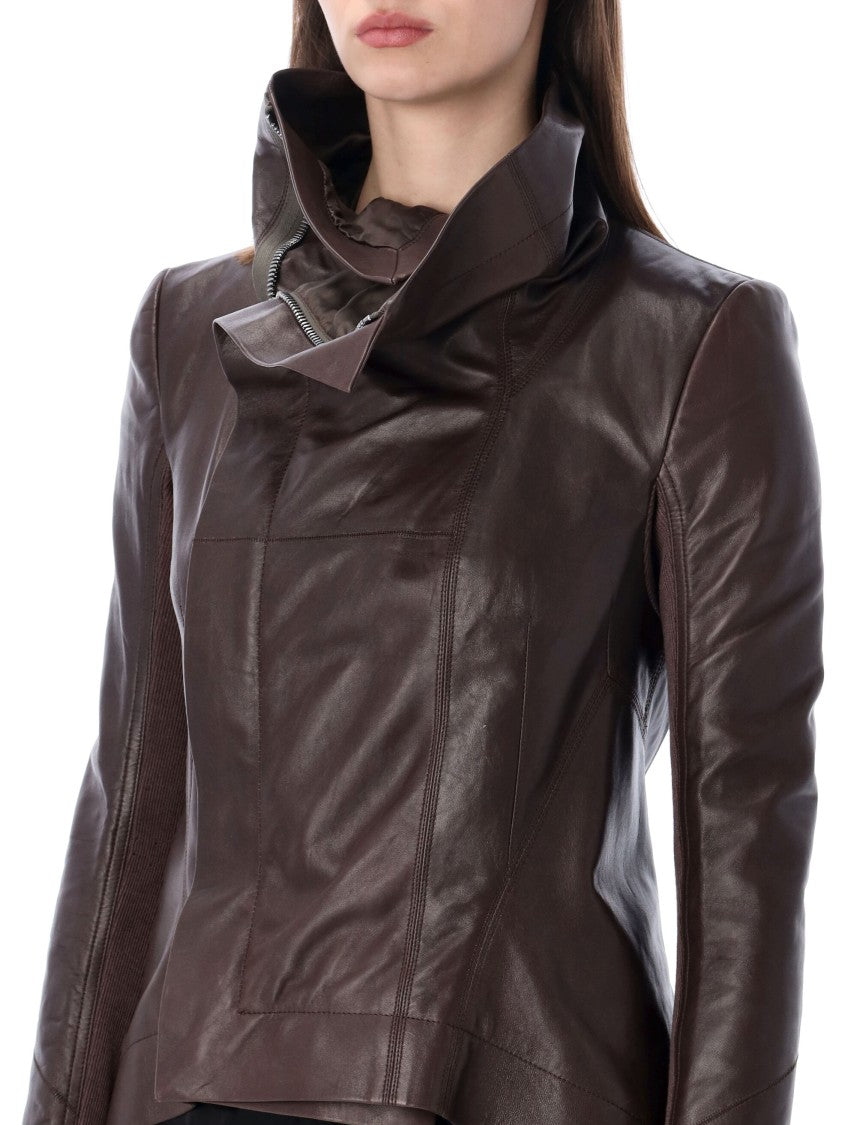 Rick Owens Naska Leather Biker Jacket