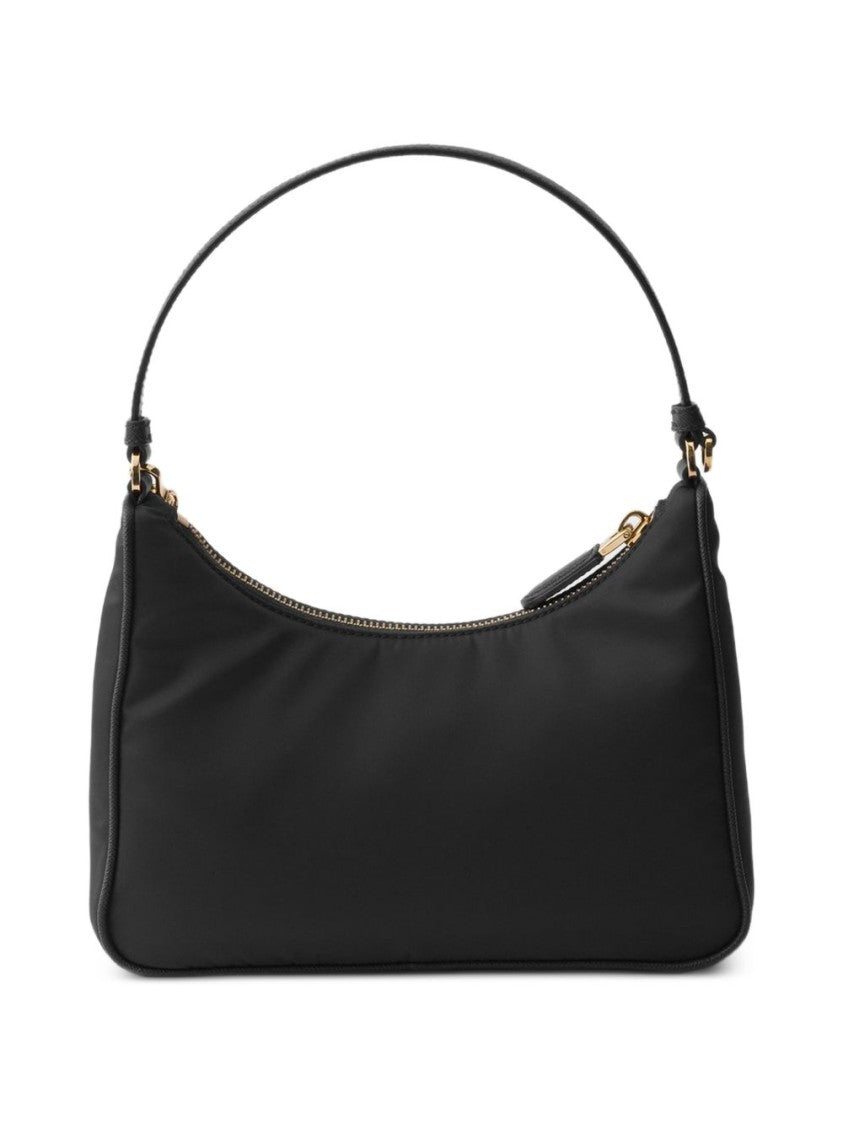 Prada Black Rectangular Recycled Polyamide Shoulder Bag