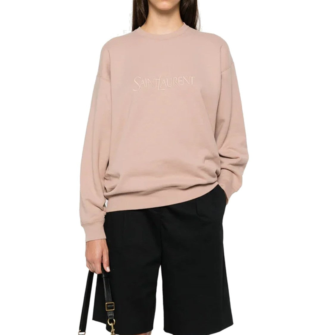 Saint Laurent Cotton Logo Sweatshirt