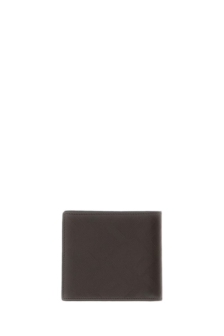 Fendi Billfold Wallet In Brown Leather