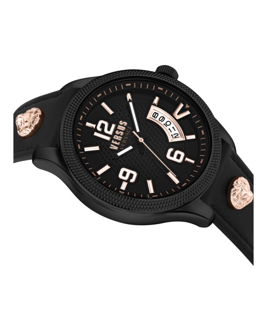 Versus Versace Reale Leather Watch