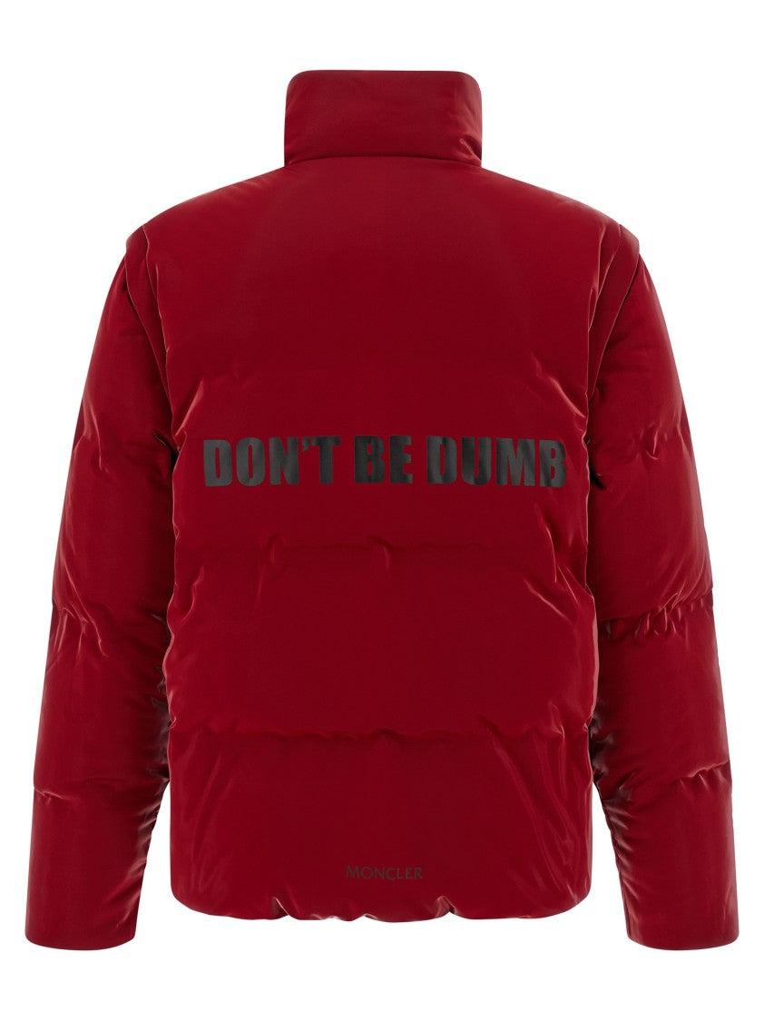 Moncler Genius Reversible Padded Down Jacket With High Neck And Bold Prints