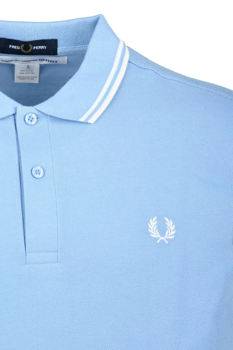 Fred Perry X C.Des G.Shirt Polo Shirt Cotton - Light Blue
