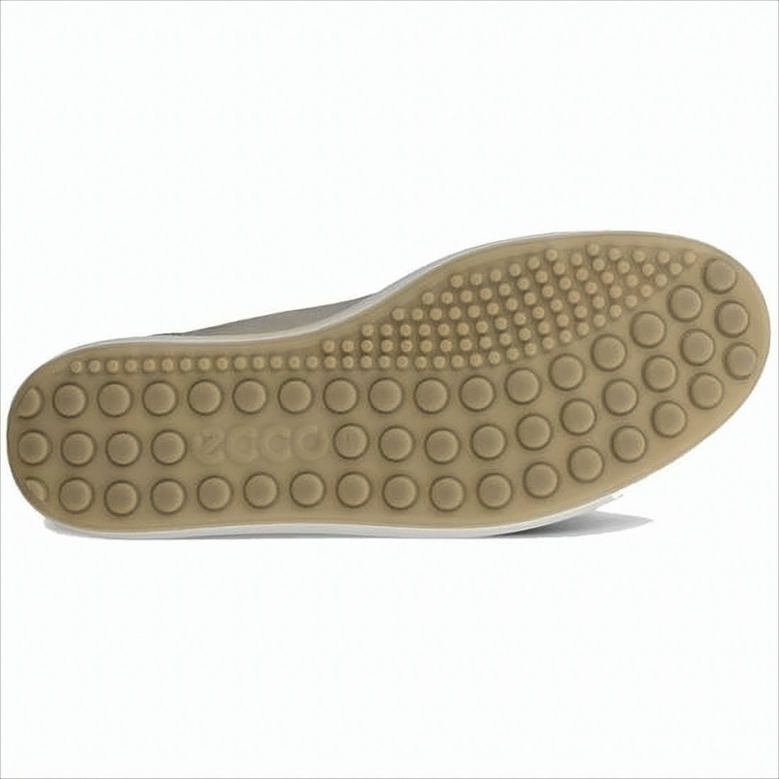 Ecco Minimalist Leather Sneakers With Textured Grip
