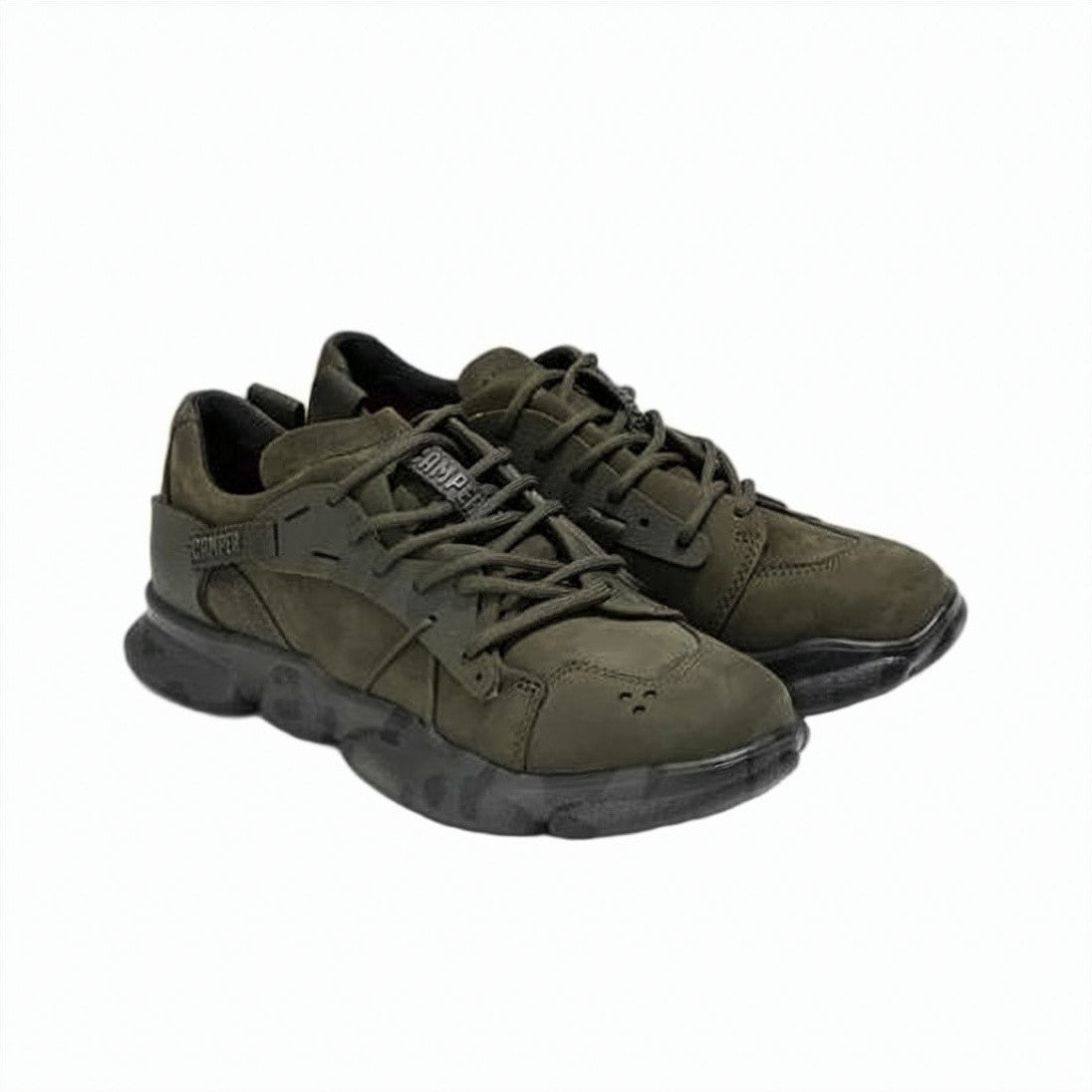 Camper Nubuck And Textile Sneakers With Eva Sole