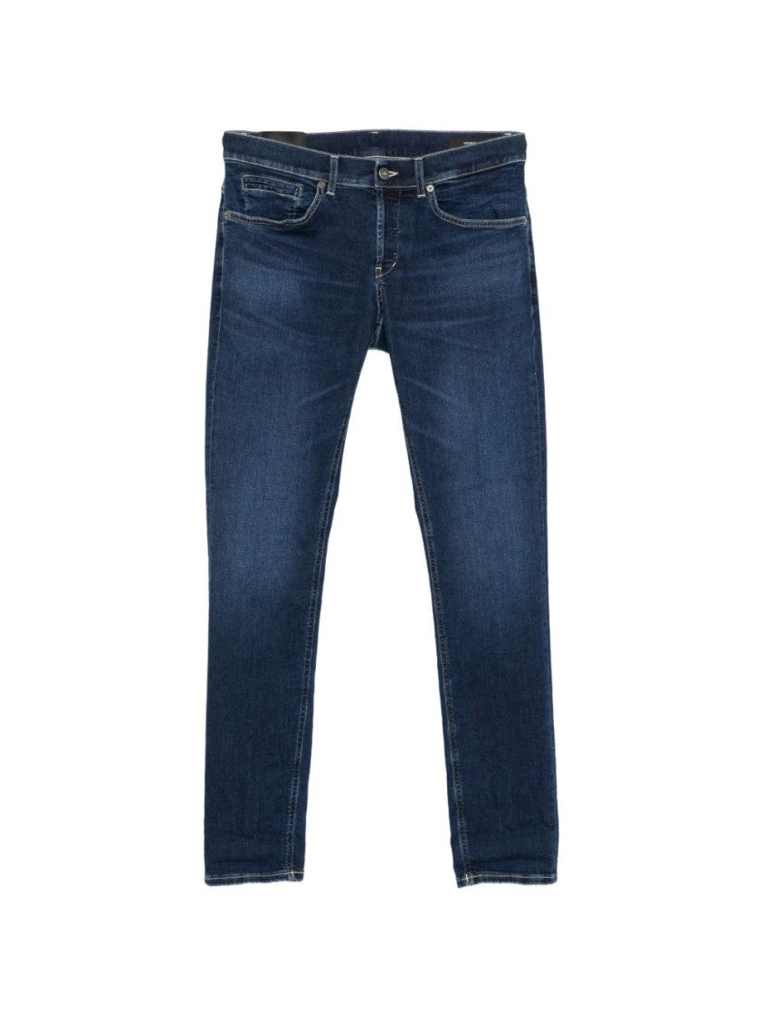Dondup Blue Tonal Stitching Jeans