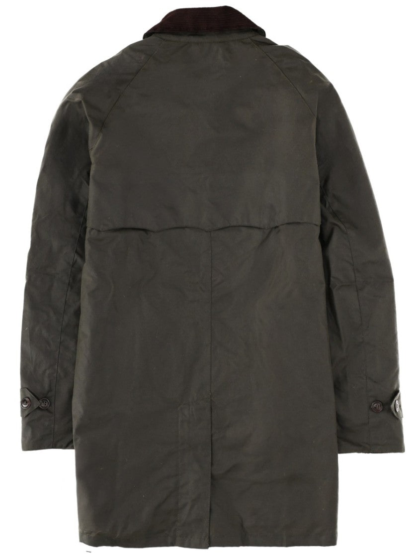Baracuta X Barbour Mid-Length Cotton Corduroy Trench Coat