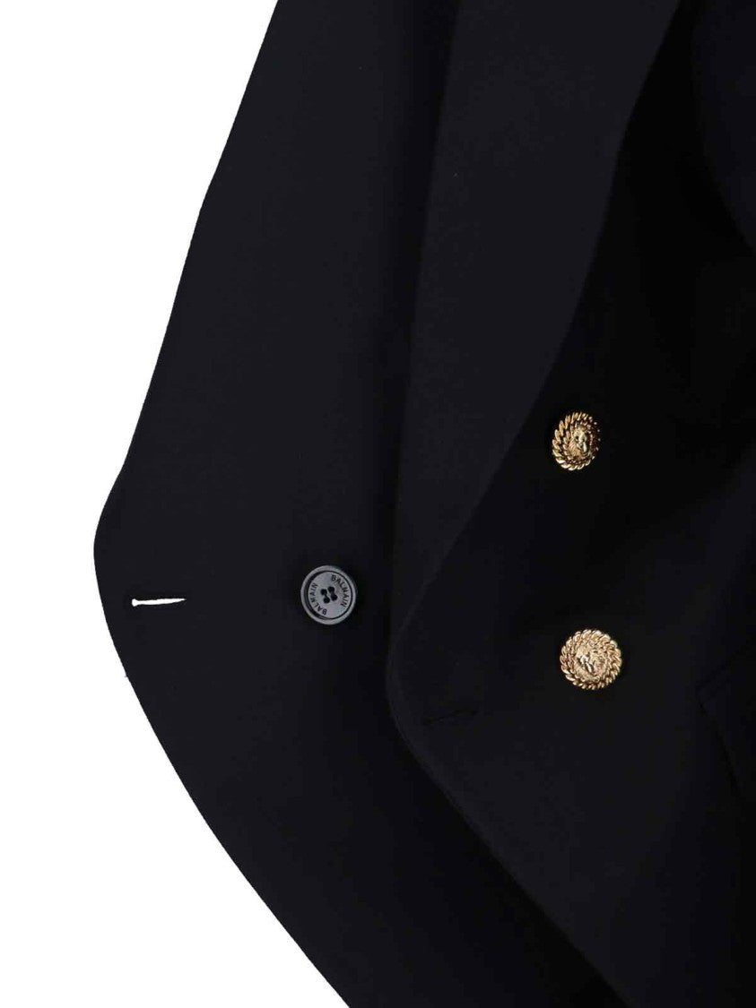 Balmain Double-Breasted Blazer – Black