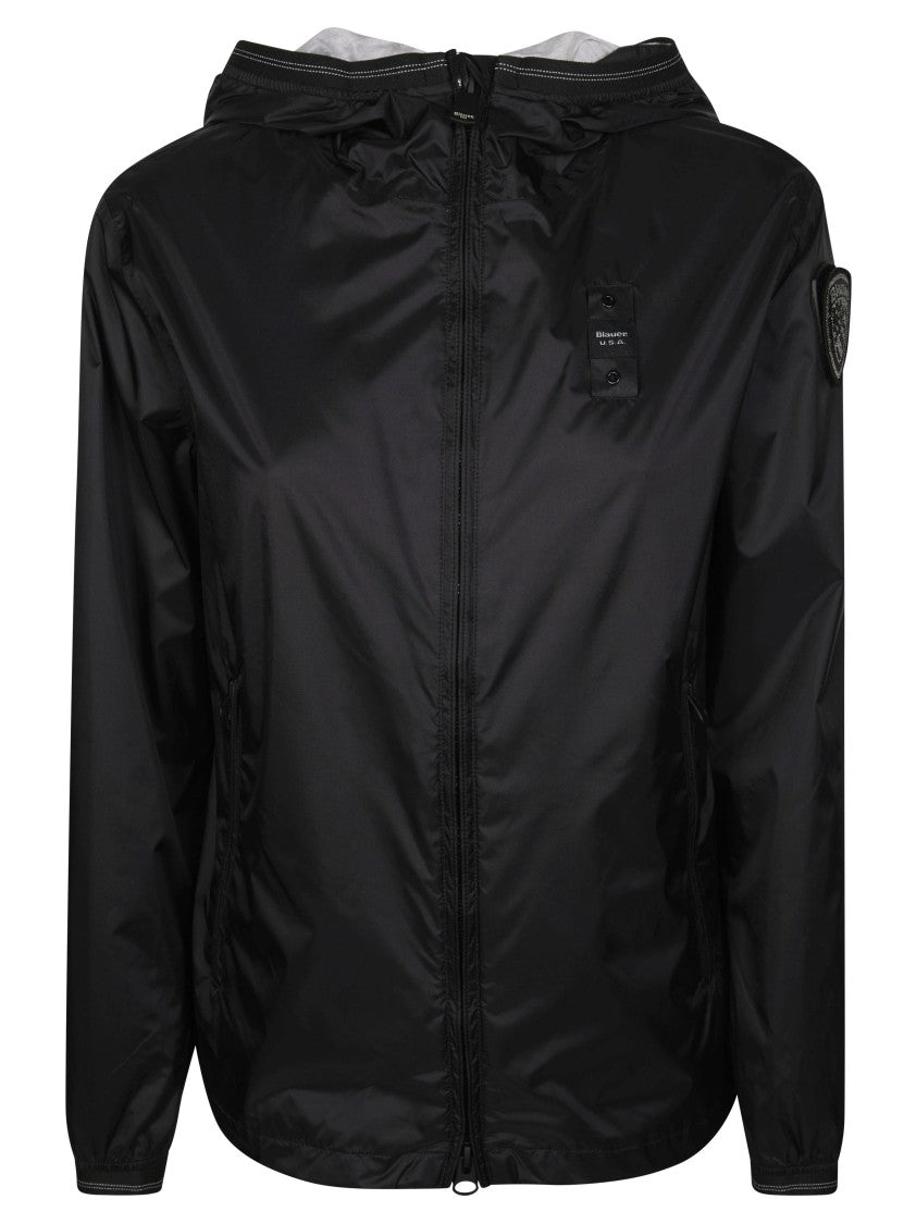 Blauer Kway Lightweight Hooded Logo Jacket