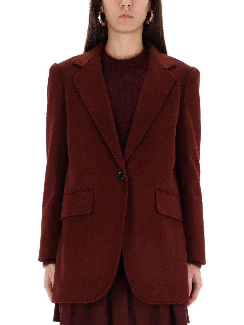 Max Mara Ariccia Structured Camel Blazer