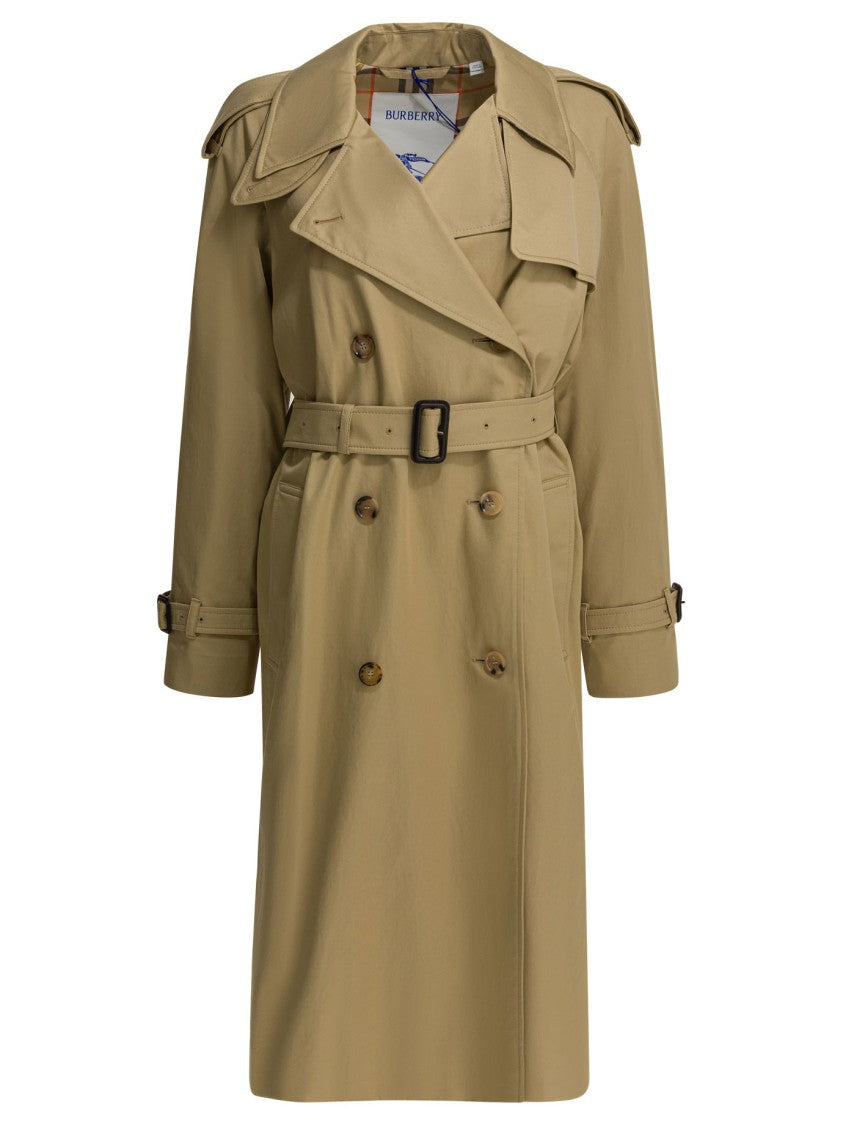 Burberry "Castleford" Cotton Trench Coat