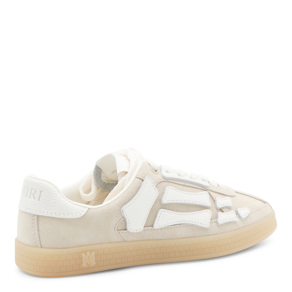 Amiri Beige Leather Sneakers