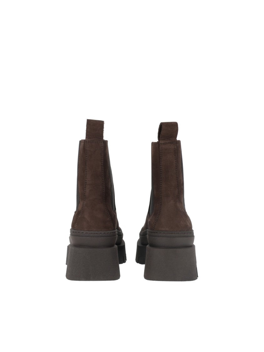 Copenhagen Brown Chelsea Ankle Boots
