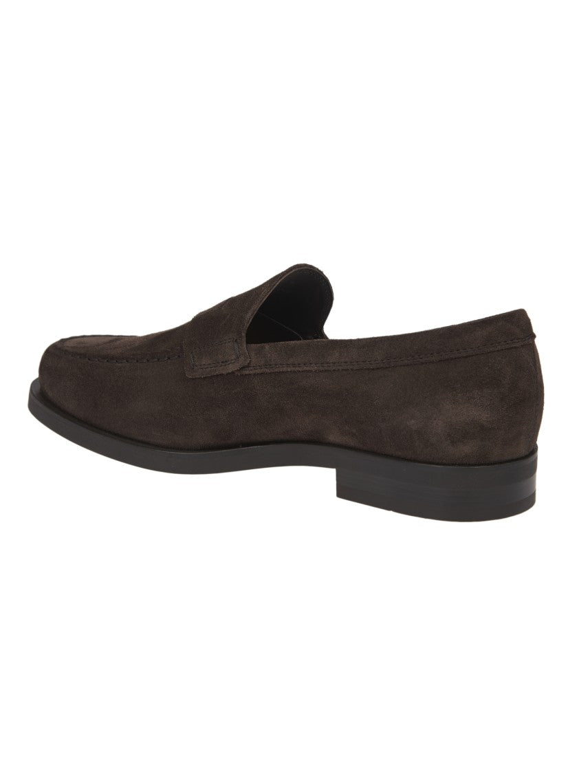 Tod's Brown Suede Moccasin