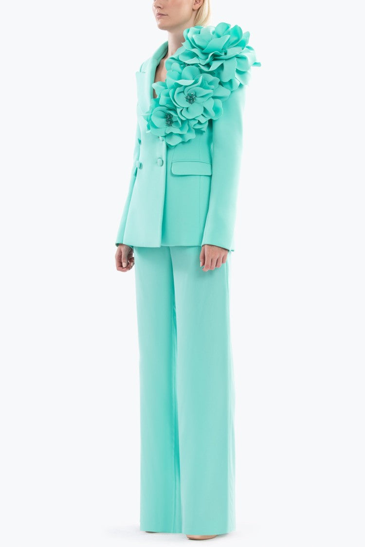 Saiid Kobeisy Floral Tailored Jacket