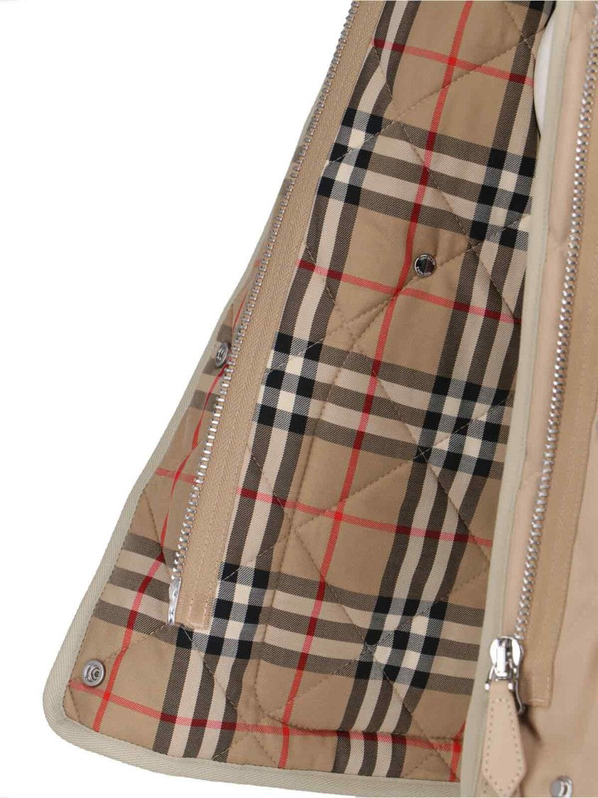 Burberry Quilted Jacket – Beige
