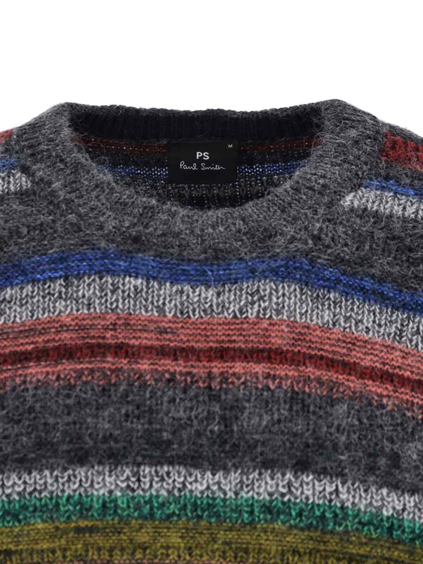 Paul Smith Multicolour Cotton Blend Striped Sweater