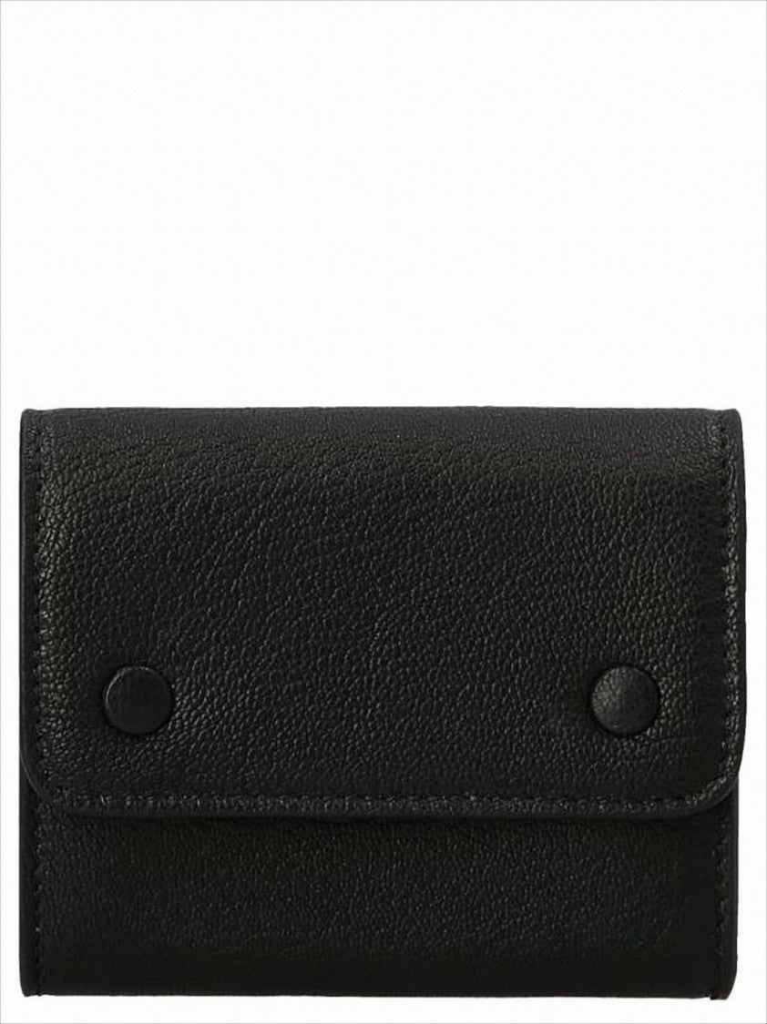 Maison Margiela Textured Napa Leather Card Wallet With Signature Stitching