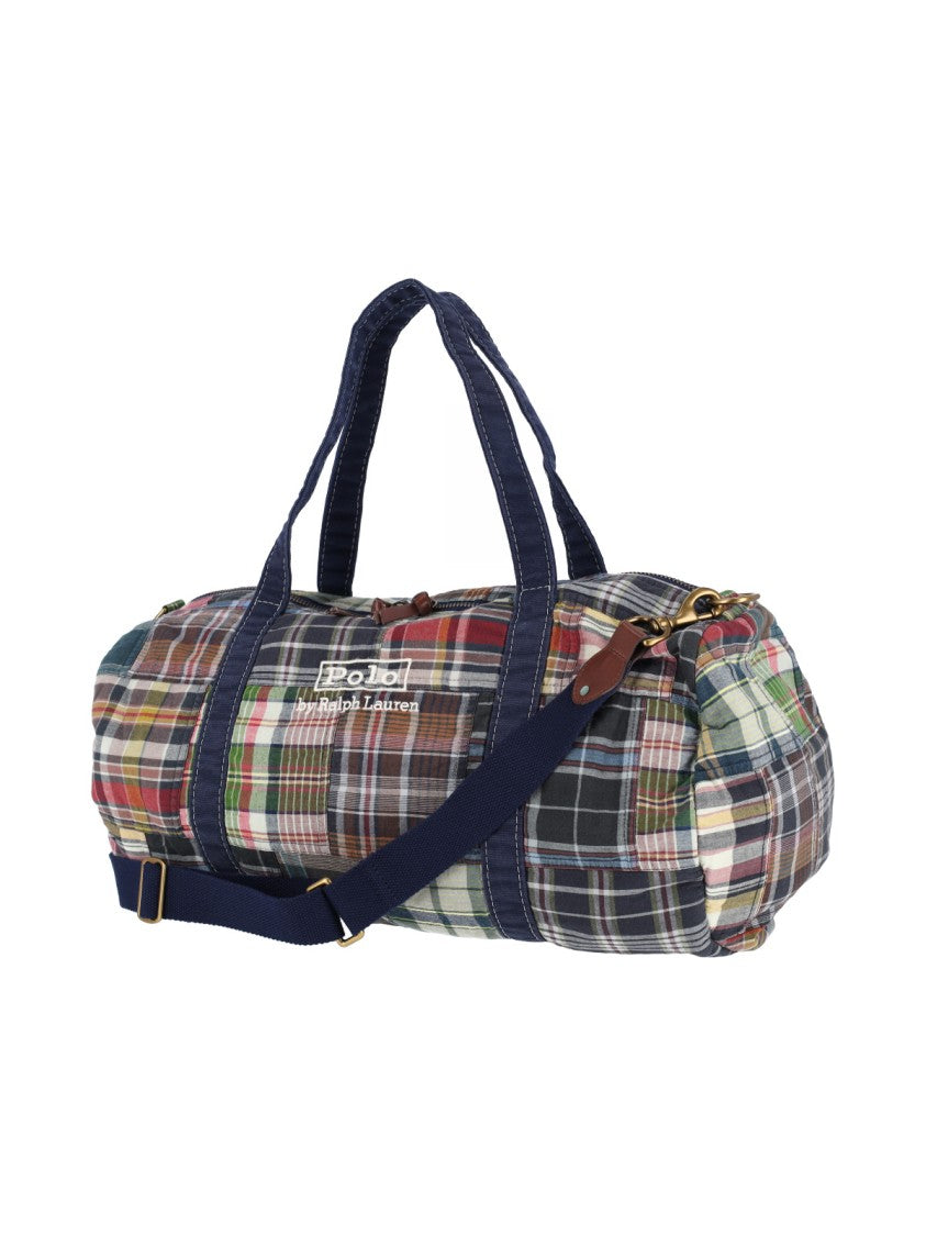Polo Ralph Lauren Multicolor Patchwork Pattern Duffle Bag