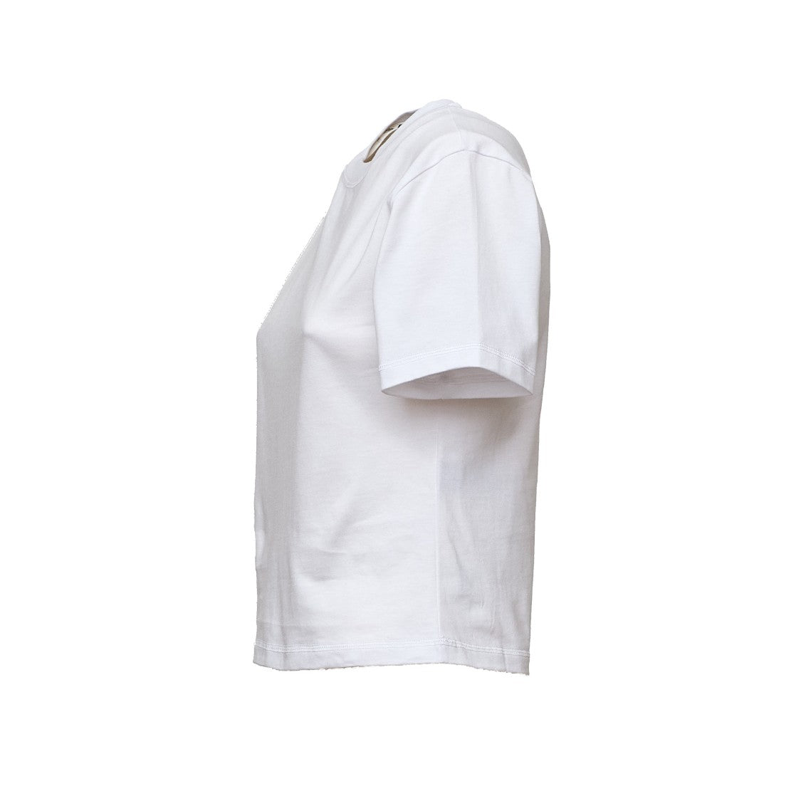 Victoria Beckham Jamie Subtle Logo Short-Sleeve T-Shirt