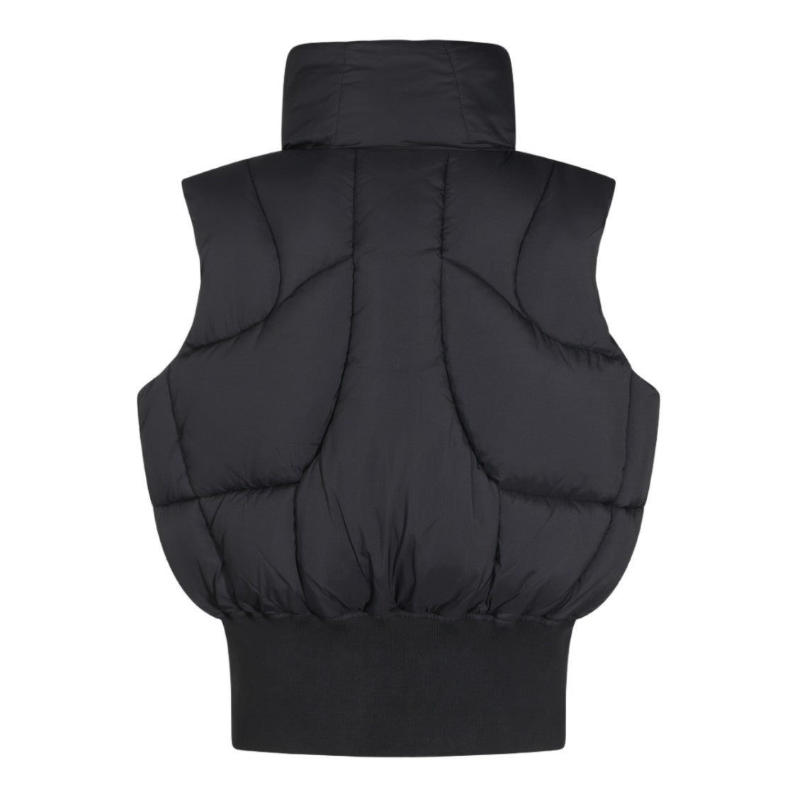 Thom Krom Sleeveless High-Stand-Collar Padded Down Jacket