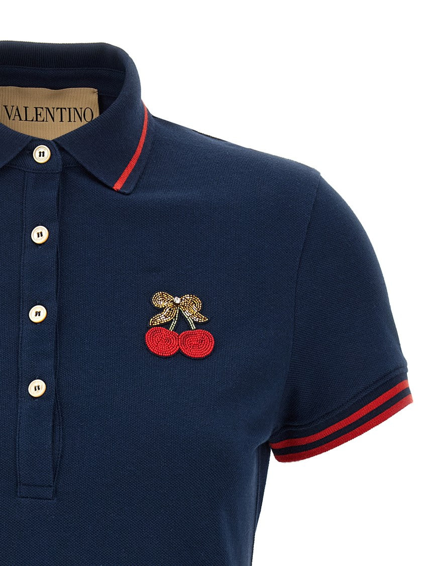 Valentino Garavani 'Cherryfic' Polo Shirt
