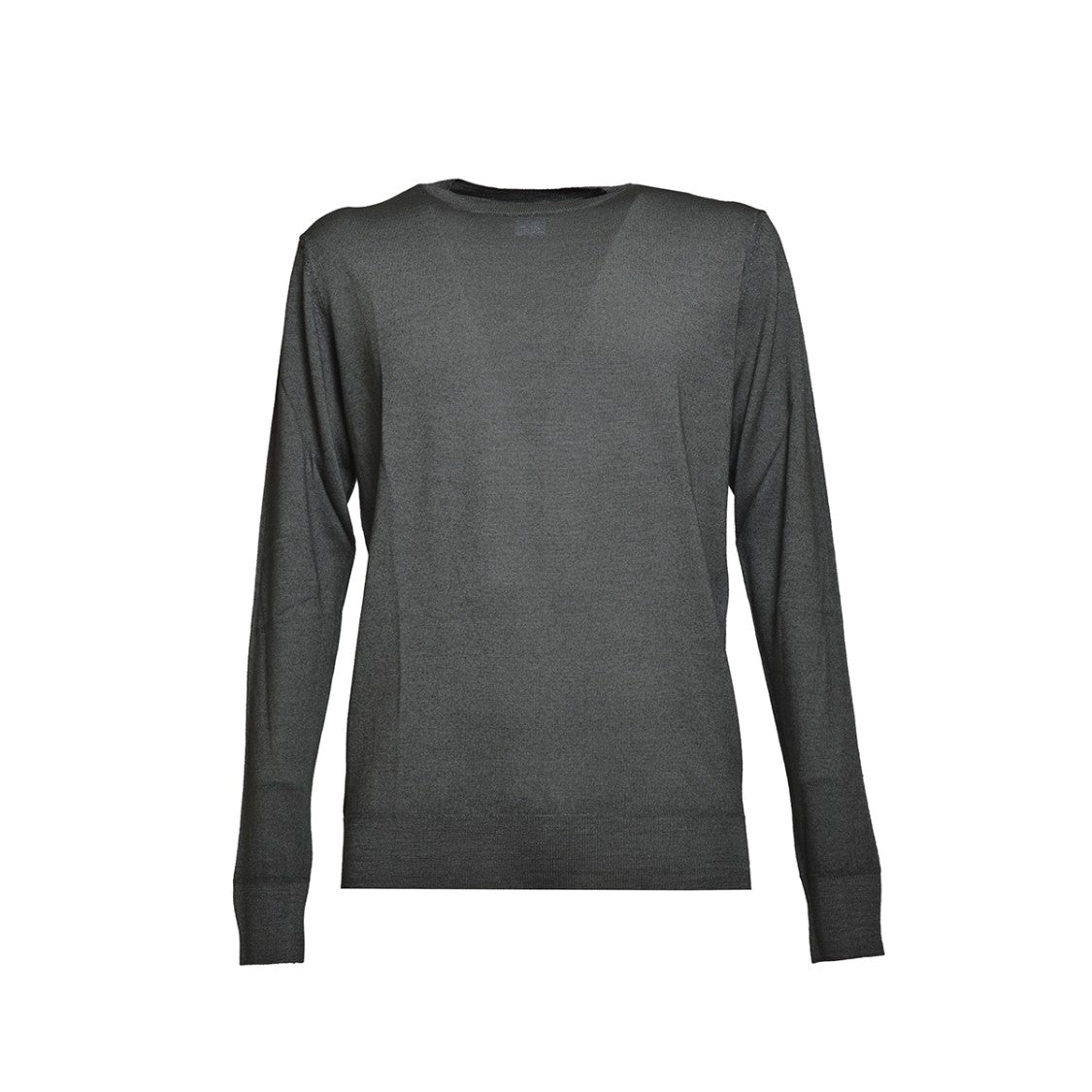 Aspesi Dark Grey Wool Crewneck Sweater